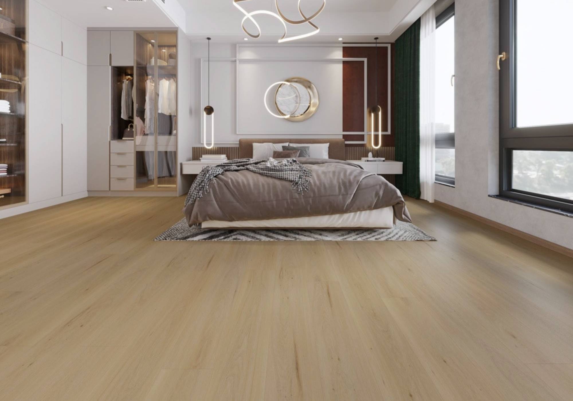 luxury vinyl floor home